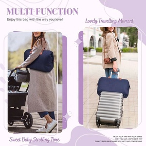 กระเป๋าเป้โพลีเอสเตอร์แบบ3อิน1ขนาดใหญ่กระเป๋าผ้าอ้อมเด็กกระเป๋าโท้ทสำหรับคุณแม่เดินทางกลางแจ้งโรงพยาบาลออกแบบได้ตามต้องการ - Product Image 5