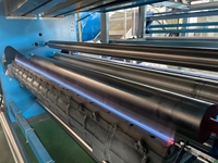 État utilisé de finissage de textile de textile de textile non tissé de machine de chant de gaz tricoté tissé par type automatique de rouleau