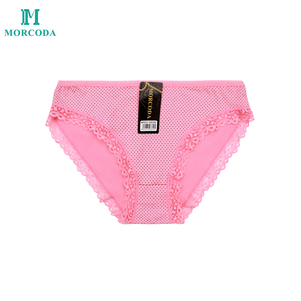 Morcoda Lace Women Lingerie Solid Mix Color Mature Ladies Panties Good Quality comfort Soft Wholesale Pack of 12pcs Mixed Size