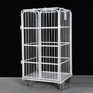 परिवहन हैंडलिंग उपकरण पिंजरे गोदाम ग्रिड लॉजिस्टिक्स ट्रॉली - Product Image 1