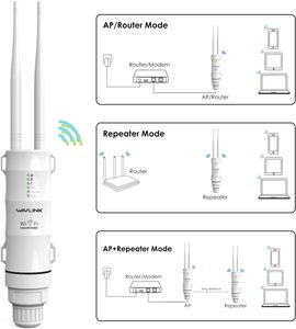 WAVLINK AC600 AP双频<span class=keywords><strong>2</strong></span>.4G/5g高功率无线WiFi路由器室外WiFi扩展器中继器<span class=keywords><strong>2</strong></span>个外部天线WDS - Product Image 6