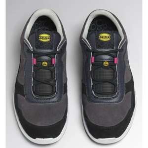 DIADORA UTILITY - 701.179902-D0458/42 Chaussures de sécurité basses noires en cuir de veau pleine fleur déperlant et cuir fendu S3L FO - Product Image 2