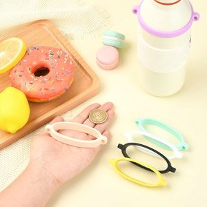 Silicone Water Bottle Sling Ring - Tumbler/<b>Drinkware</b>/Cup <b>Accessories</b> Silicone Carrying Cord, Outdoor Sports Portable Handle Loop - Product Image 4