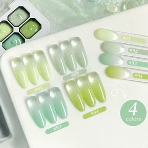 Gel para Decoración de Uñas de Cuatro Colores para Primavera y Verano, Apto para Degradados y Pinturas Curado con LED, sin necesidad de lavado, arte de uñas DIY - Product Image 2
