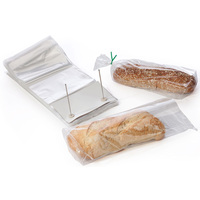 Sacs à pain transparents en LDPE/OPP/CPP en gros d'usine, impression en héliogravure personnalisable pour l'emballage de pain et de sandwichs