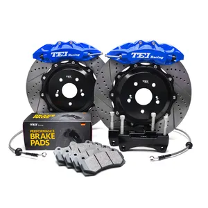 Big Brake Kit with 355x32/28MM Rotor Front 6-Piston Rear 4-Piston Calipers For LEXUS GS300/350/400/430 1998-2000 20inch Wheel