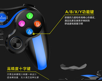 Control Inalámbrico V13, Gamepad con Giroscopio de Seis Ejes para Teléfonos Móviles iOS y Android, para PS4, PS3, Switch, Accesorios para Juegos