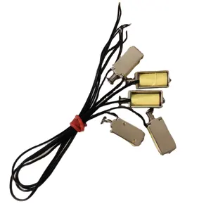 מיקרו אלקטרומגנט dc12v 120ma 1.5w 4mm שבץ באמצעות לדחוף סולנואיד עבור diy