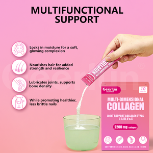 Hoogwaardig Biotine Vitamine Supplement bevordert de gezondheid van haar en nagels, voedt de huid en bevat meerdere collageenpoeders. - Product Image 2