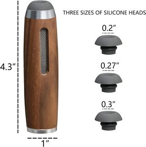 Mini cendrier de voiture en bois, cendrier portable multifonctionnel pour voiture, anti-cendres volantes, coupe-vent, cendrier portable - Product Image 5