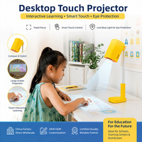 Nouveau projecteur interactif de bureau pliable X8T 4K 720P HD 2026 avec protection oculaire tactile pour l'étude des enfants