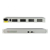 Équipement de fibre optique Fctel, 30 canaux, téléphone VoIP sur multiplexeur E1, multiplexeur E1-PCM