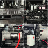 Diesel-Generator-Set Villa Ersatzteil KD-20GF 20-100kW 400/230V Autostart Offener Rahmen ATS Schalldämpfendes Gehäuse