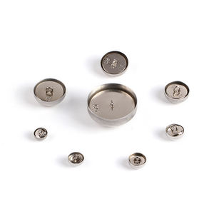 All'ingrosso bottone rivestito in tessuto di alluminio per vestiti e mobili in metallo a schienale a fungo con bottone rotondo - Product Image 5