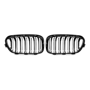 F20 Grill sec en Fiber de carbone pare-chocs avant calandre <span class=keywords><strong>grille</strong></span> maille Double lattes pour <span class=keywords><strong>Bmw</strong></span> série <span class=keywords><strong>1</strong></span> F20 LCI 2015-2020 - Product Image 3