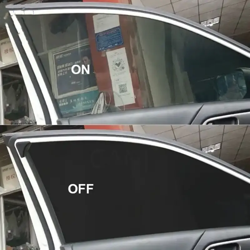 도매 가격 전환 가능한 개인 정보 보호 매직 유리 필름 창 단열 자동차 pdf 필름 전자 착색 자동차
