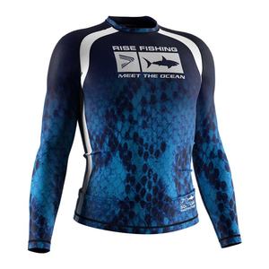 Camiseta de Protección Solar de Secado Rápido para Hombre, Camiseta de Pesca de Manga Larga con Sublimación para Surf - Product Image 3