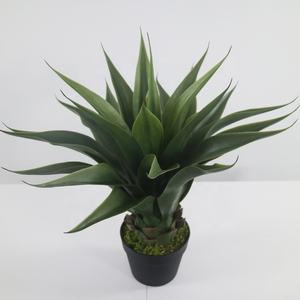 Planta Artificial de <span class=keywords><strong>Agave</strong></span> de Alta Calidad de 55 cm, Bonsái Artificial para Decoración de Jardín y Balcón - Product Image 5