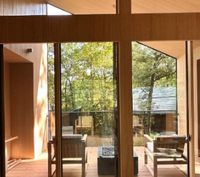 Villa Prefabricada Moderna de 2 Pisos, Antisísmica, de Madera, de Ensamblaje Rápido, con Estructura de Techo Plano, para Viviendas Individuales en Áreas Medianas y Apartamentos de Gran Altura