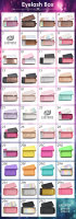 Best-seller Emballage de cils Boîtes et sacs à cils sur le thème d'Halloween Produits de maquillage d'Halloween de marque privée
