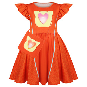 <span class=keywords><strong>Disfraz</strong></span> <span class=keywords><strong>de</strong></span> Princesa con Estampado <span class=keywords><strong>de</strong></span> Gatitos para Halloween, Falda y Capa para Niñas, Fiesta <span class=keywords><strong>de</strong></span> Cumpleaños, TV y Cine - Product Image 5