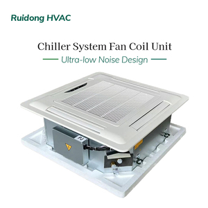 Unidad de Ventilador de Bobina de Alta Calidad para Sistemas de Agua, Unidad de Ventilador de Bobina Tipo Cassette para <span class=keywords><strong>Aire</strong></span> <span class=keywords><strong>Acondicionado</strong></span> Central - Product Image 1