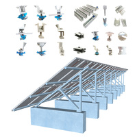 Structure de montage au sol pour panneaux solaires Solar Master, en alliage d'aluminium, inclinaison réglable