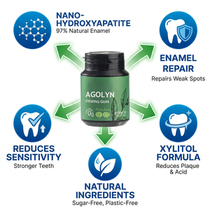 การเคี้ยวหมากฝรั่งช่วยปกป้อง<span class=keywords><strong>ฟัน</strong></span>และทำให้<span class=keywords><strong>ฟัน</strong></span>ขาวขึ้นเคี้ยวหมากฝรั่งเพื่อเพิ่มกล้ามเนื้อของผู้นวด - Product Image 3