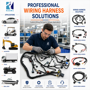 Untuk Solusi Kabel Harness Otomotif Kustom, Perakitan Kit Kabel Harness Mesin Tembaga Berlapis Timah PTFE PVC, Produsen Profesional - Product Image 3