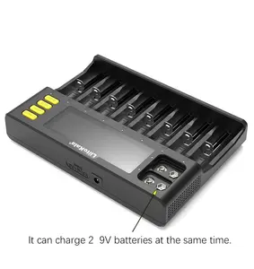 공장 PriceLii-PD4 4 슬롯 LCD 18650 배터리 충전기 1.2V <span class=keywords><strong>3.7V</strong></span> 리튬 이온 18650/<span class=keywords><strong>18500</strong></span>/16340/26650/21700 /20700/18350 - Product Image 4