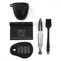 Ensemble de spatules à pâte en silicone avec mesures, coupe-pâte en silicone, spatule à bol, outils de pâtisserie