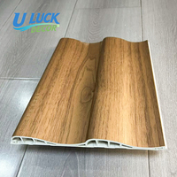 Panel Dinding Beralur WPC Alternatif Kayu Dekorasi 3D Pelapis Dinding Interior Dinding TV Ruang Tamu Kamar Tidur