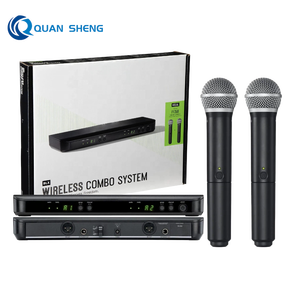 Micrófono Dinámico Profesional Inalámbrico UHF BLX288 BLX4 <span class=keywords><strong>PG58</strong></span> S58 BETA58 con Conector XLR para Uso en Vivo en Escenarios - Product Image 1