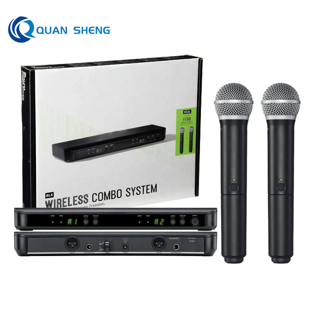BLX288 BLX4 PG58 S58 BETA58 UHF Wireless Dynamic Professional Microphone with XLR Connector for Stage Live Use