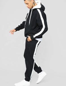 Venta al por mayor de nuevos chándales de moda de color personalizado Sudadera con capucha de algodón y pantalones de chándal Ropa de invierno Deportes Slim Fit Hombre Chándales - Product Image 3