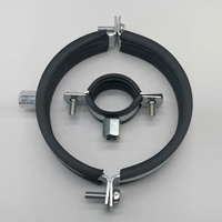 Collier de serrage pour tuyau en fer et acier galvanisé robuste à anneau fendu, vente en gros