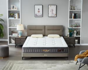 Tipo di mobili per camera da letto matrimoniale e mobili per la casa uso generale letti e materasso dell'hotel - Product Image 1