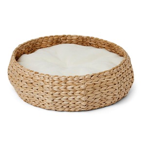 Việt Nam Handmade Hiện Đại Vật nuôi ngủ nhà nhỏ giường vật nuôi tự nhiên nước lục bình cỏ biển nệm mềm sợi hang giường hộp đóng gói - Product Image 1