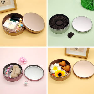 جولة شعبية آمنة للفرن آمنة للطعام ذهبية التراميسو مسطحة كبيرة مستديرة القصدير كعكة الزفاف صندوق معدني تغليف الحلوى والبسكويت - Product Image 4