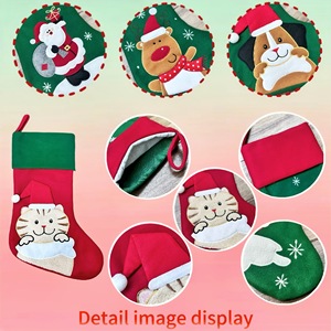 Chaussettes de Noël personnalisées avec logo mignon pour la décoration de l'arbre de Noël, cadeaux de Noël pour la famille - Product Image 6