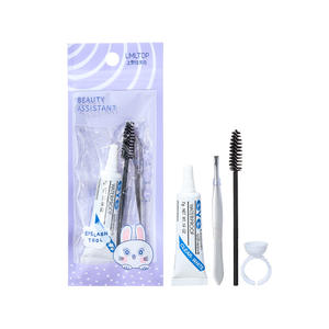 LMLTOP False <b>Eyelash</b> Tool Kit 4Pcs Waterproof Glue <b>Applicator</b> Tweezers SY023 - Product Image 4
