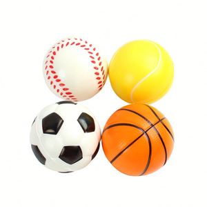 Ballon anti-stress en PU personnalisé avec logo, jouet amusant, ballon anti-stress en mousse pour entreprise - Product Image 1