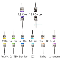 Clé dynamométrique à cliquet pour implants dentaires 10-70 NCM Kit |   Jeu de tournevis universel 16 pièces, outils chirurgicaux de restauration, dentiste