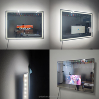 Bluetooth Intelligenter Spiegel mit Android-System, beschlagfrei, wasserdicht, Smart Magic Spiegel TV mit LED-Beleuchtung für das Badezimmer