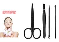 Kit de soins des ongles portable 16 pièces, manucure, pédicure, kit de toilettage avec coupe-ongles en PU