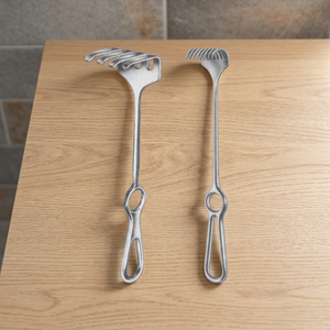 Retractores Koerte con Mango Vertical, Instrumentos Quirúrgicos para Cirugía General, Certificación CE Clase I, Manuales - Product Image 2