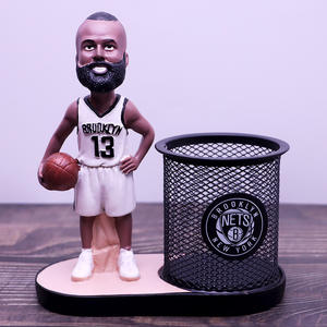 Kobe James Curry baloncesto Fan muñeca ornamento estrella portalápices figura recuerdo estudiante almacenamiento regalo hecho de plástico duradero - Product Image 4