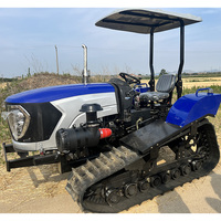 Mesin traktor pertanian perayap Mini ringkas Tiongkok 80HP/100HP 2WD 120HP penggunaan pertanian baru mesin roda gigi kultivator jalur karet kecil
