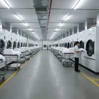 Séchoir industriel textile à vapeur électrique/gaz/GPL de 15 kg à 100 kg, machine à sécher le linge de 35 kg avec nettoyage à la vapeur, nouveau modèle