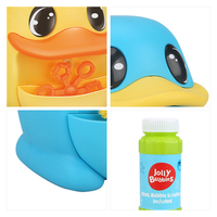 Machine à bulles électrique Fun Duck Bill Bubble Toy pour enfants, souffleur de bulles de dessins animés, parfait pour jouer en plein air et s'amuser en été